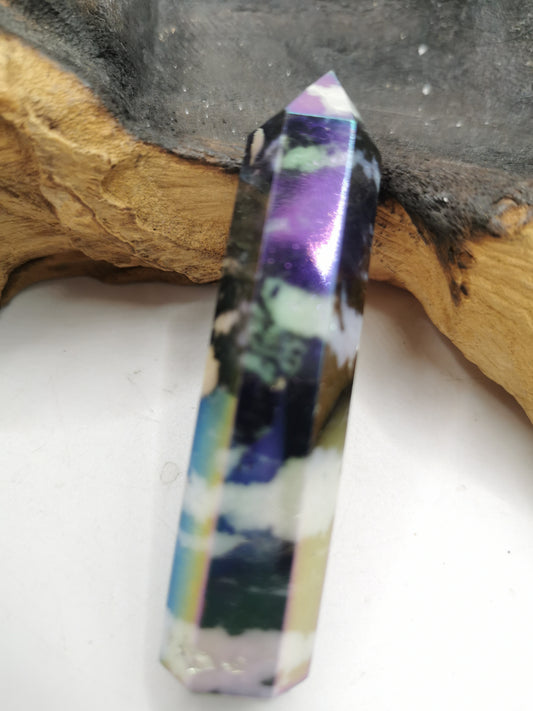 Zebra Jasper Aura Point I