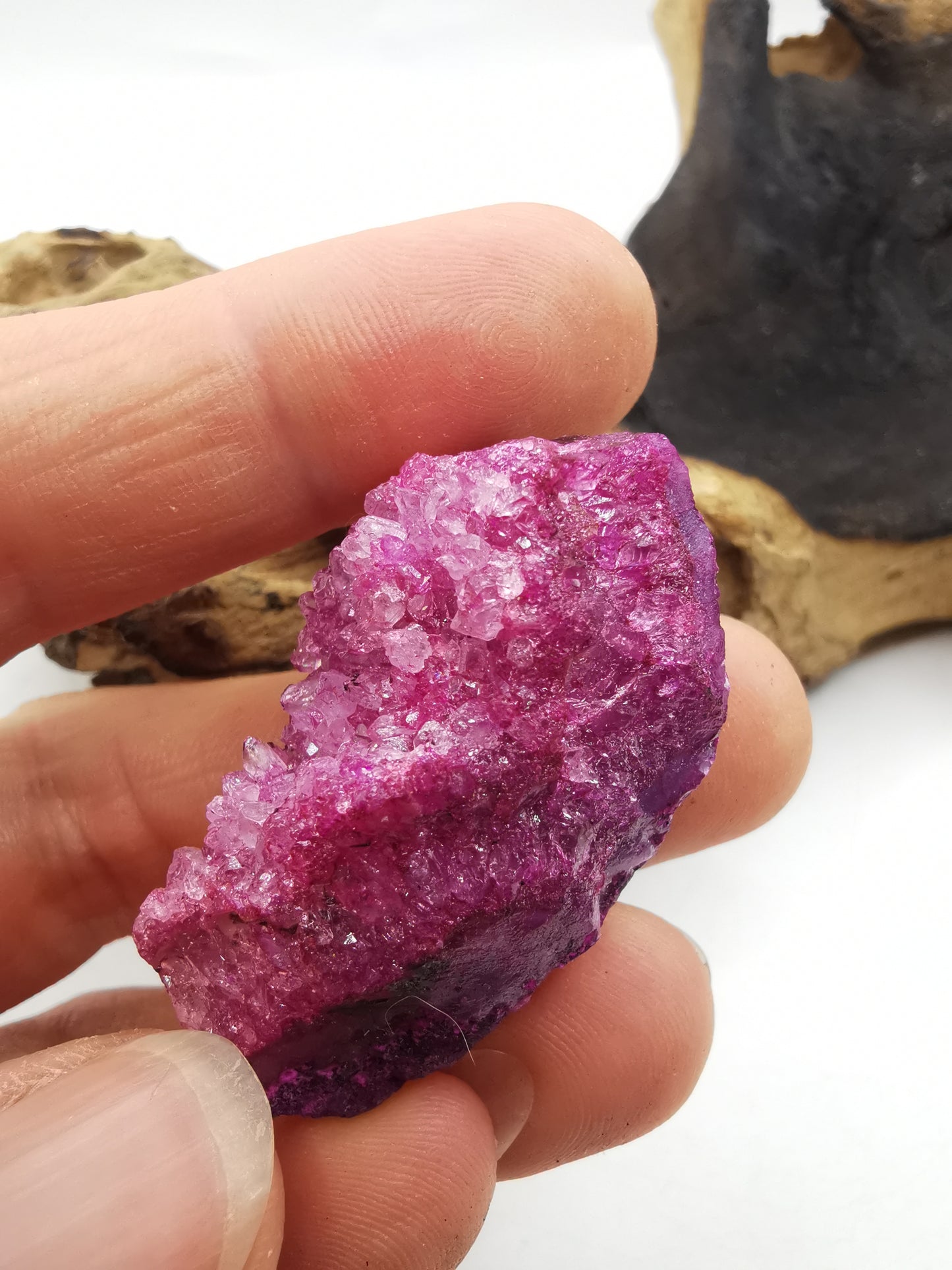 Dyed Quartz Cluster
