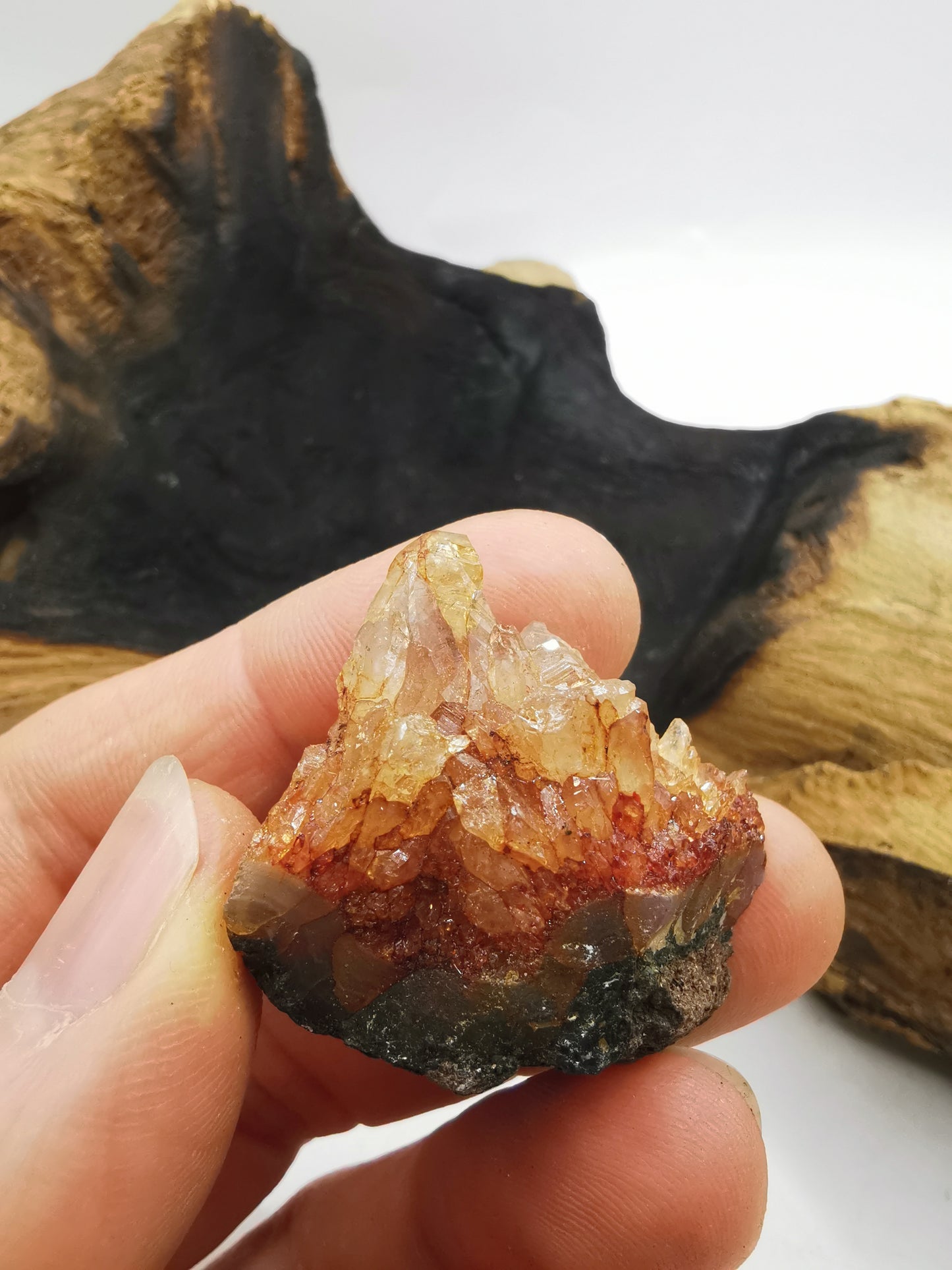 Dyed Quartz Cluster