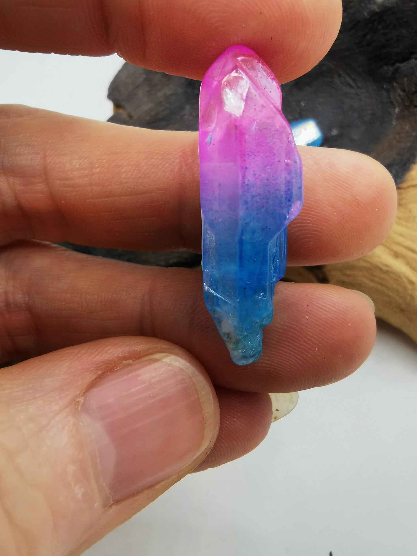Pink Blue Aura