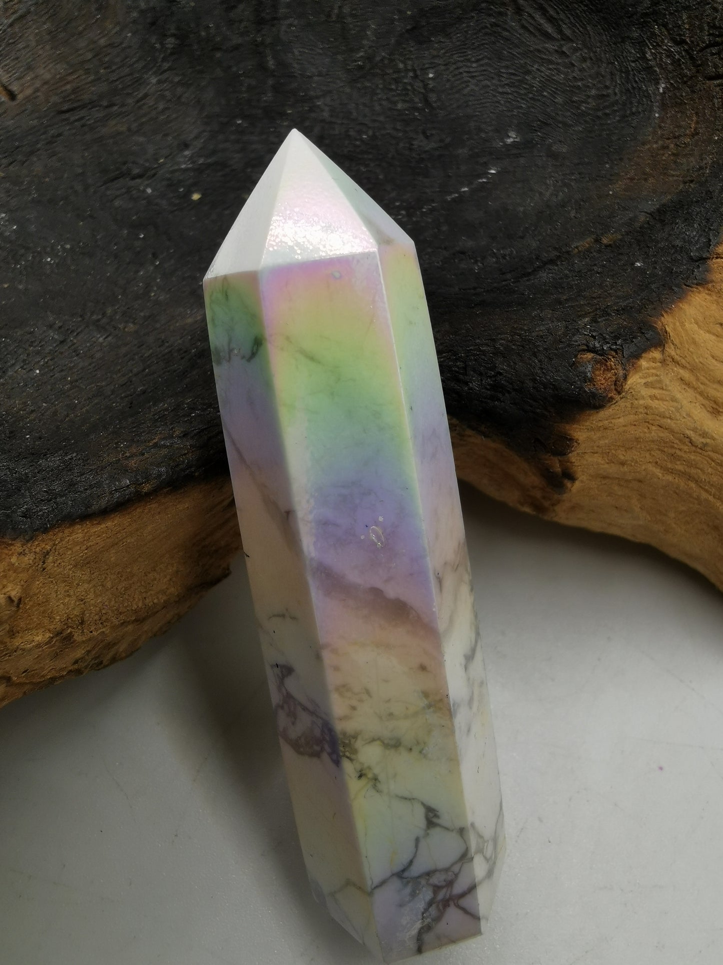 Howlite Aura Point B