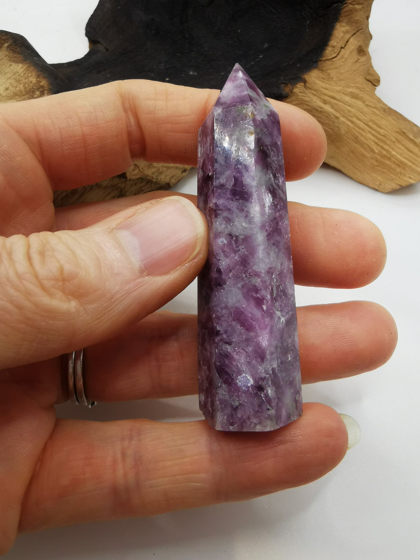 Lepidolite Point F