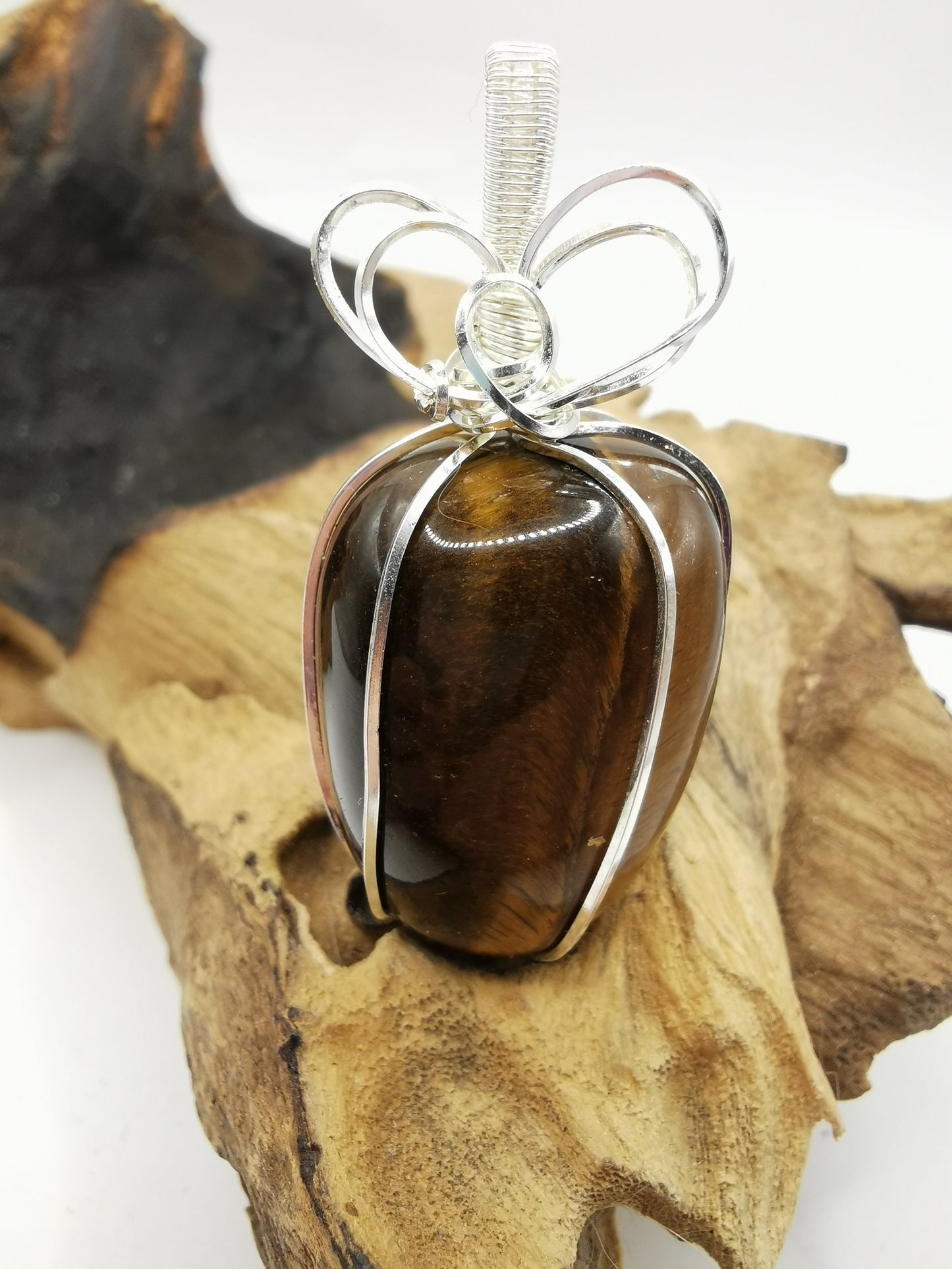 Tigers Eye Crystal Pendant