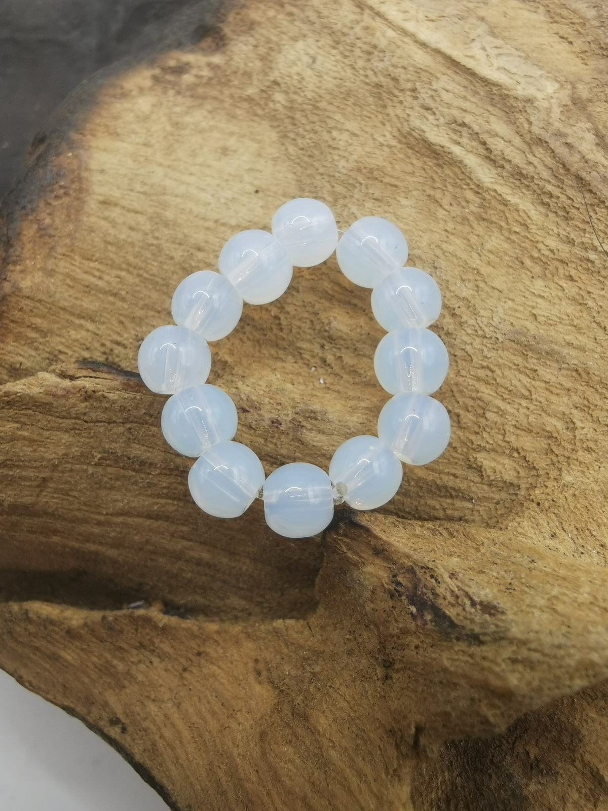 Opalite 4mm Crystal Bead Rings