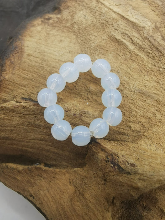 Opalite 4mm Crystal Bead Rings