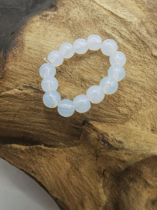 Opalite 4mm Crystal Bead Rings