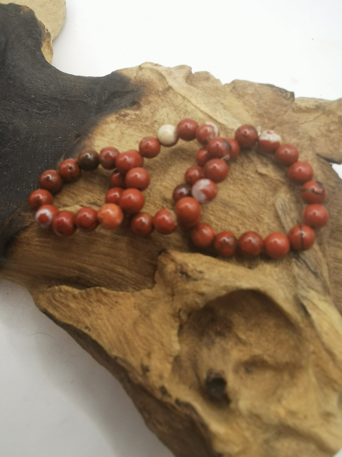 Red Jasper 4mm Crystal Bead Rings