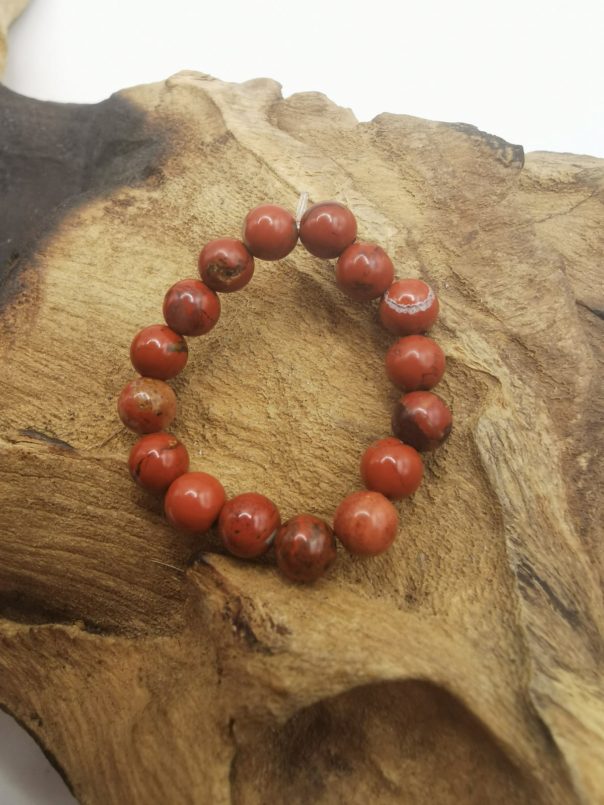 Red Jasper 4mm Crystal Bead Rings