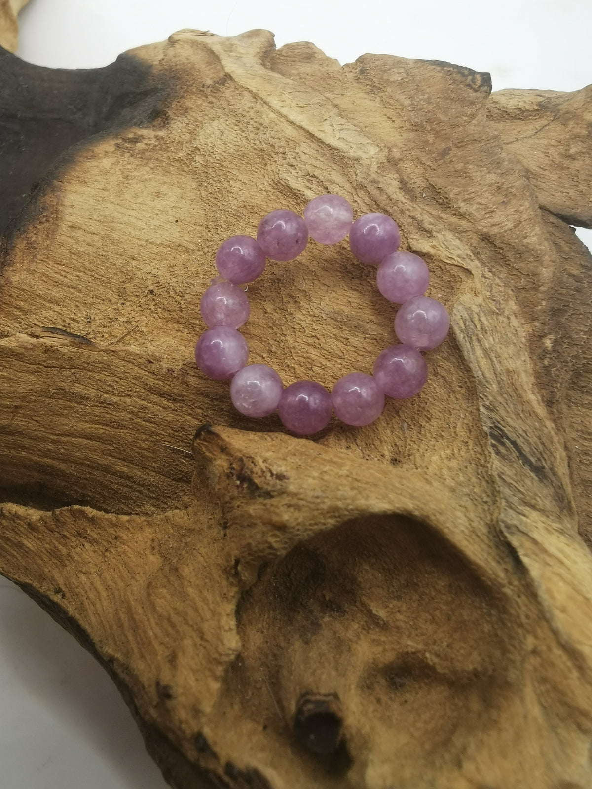 Lepidolite 4mm Crystal Bead Rings
