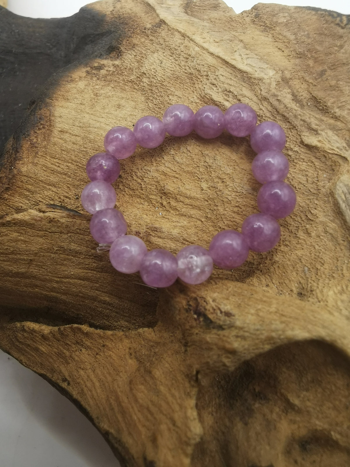 Lepidolite 4mm Crystal Bead Rings