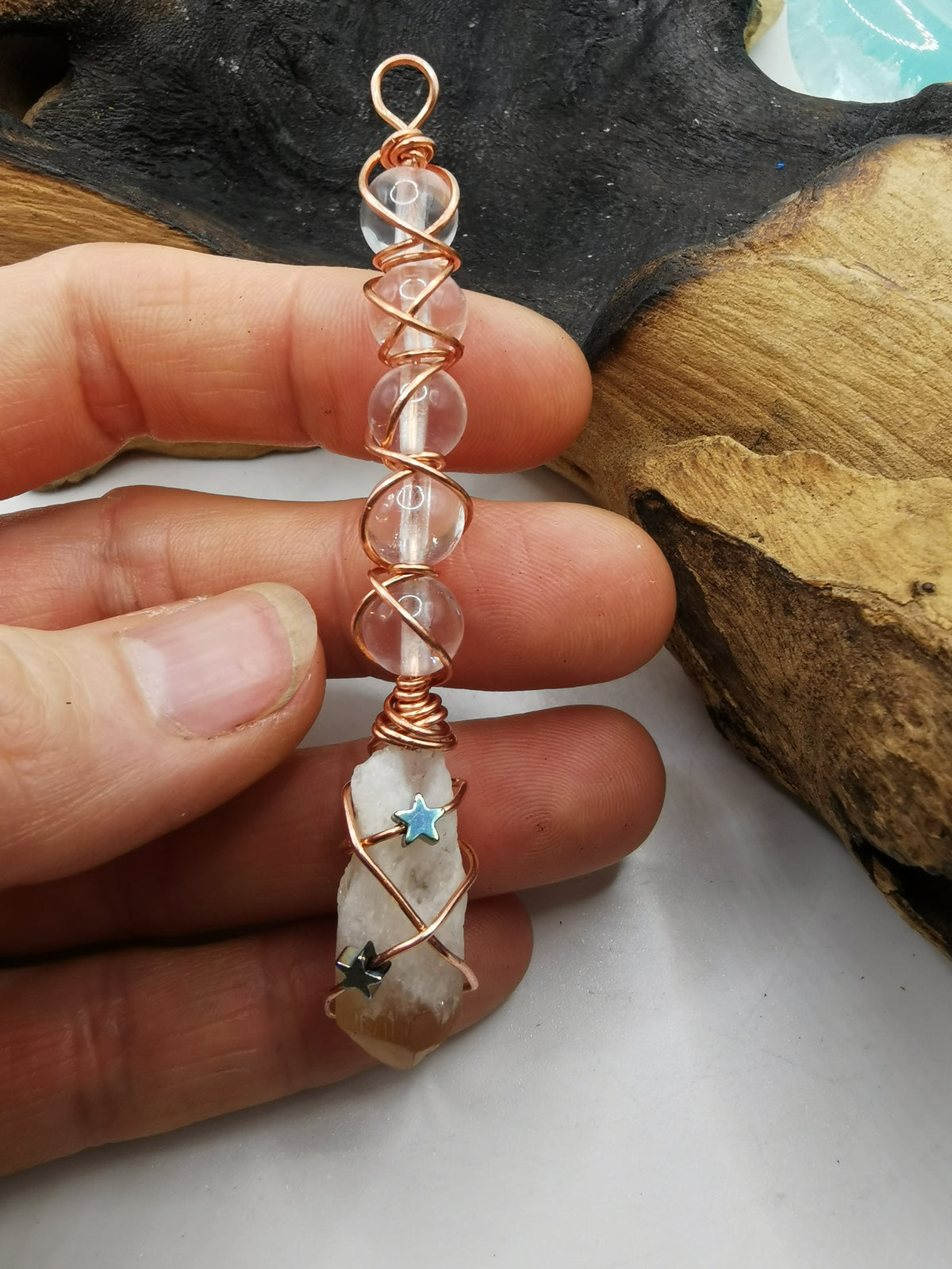 Citrine Crystal Broomstick