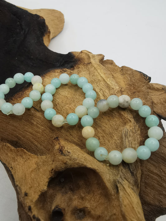 Amazonite 4mm Crystal Bead Rings