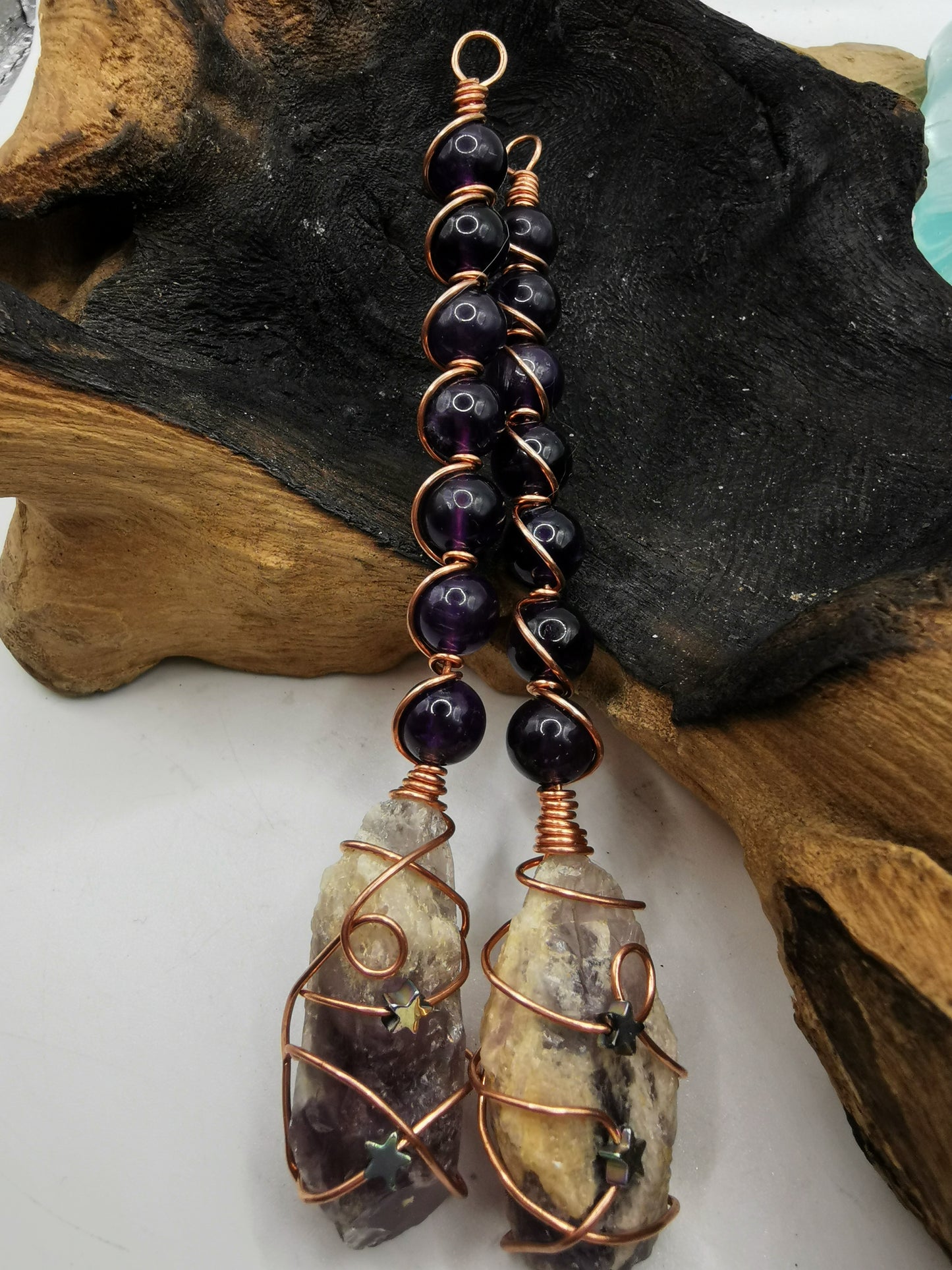 Amethyst Crystal Broomstick
