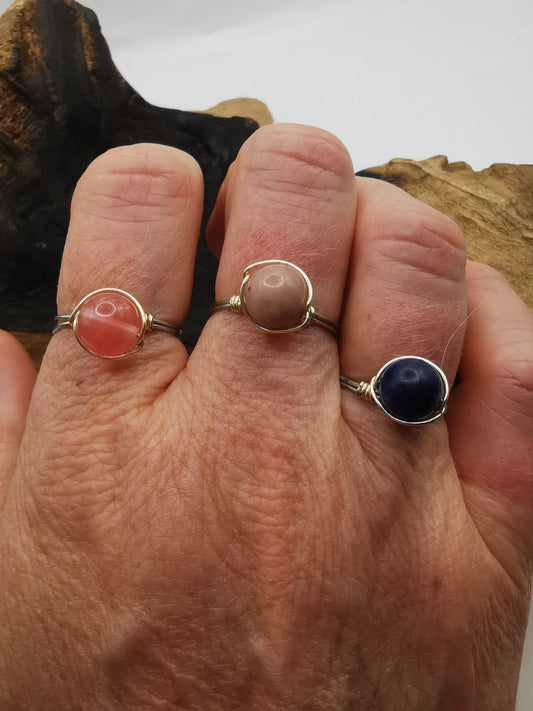 Crystal Bead Rings