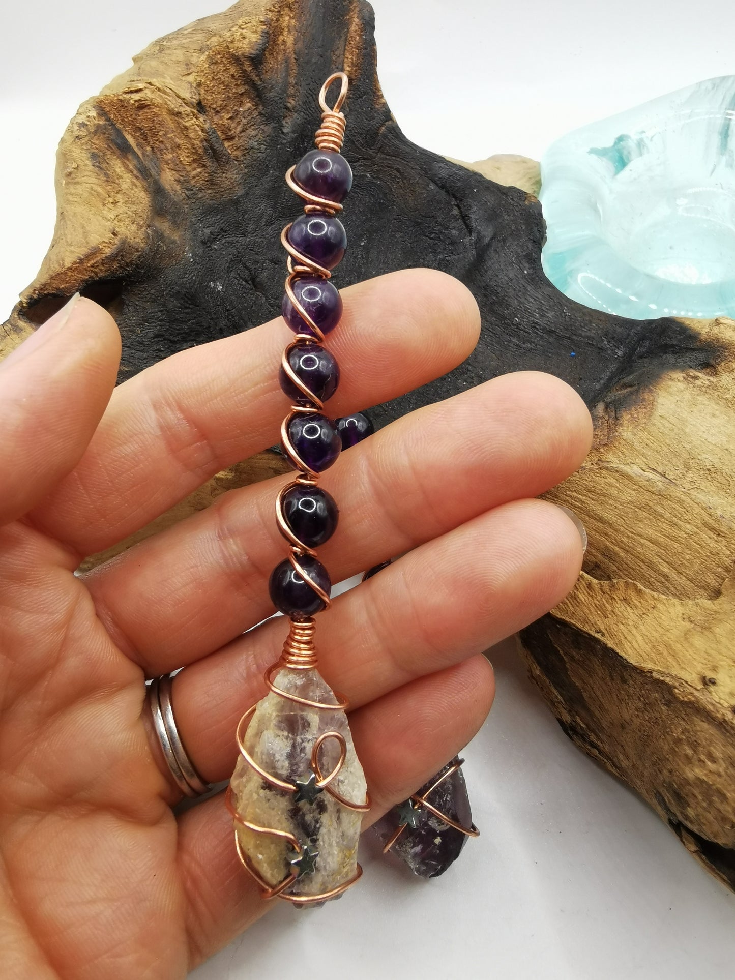 Amethyst Crystal Broomstick