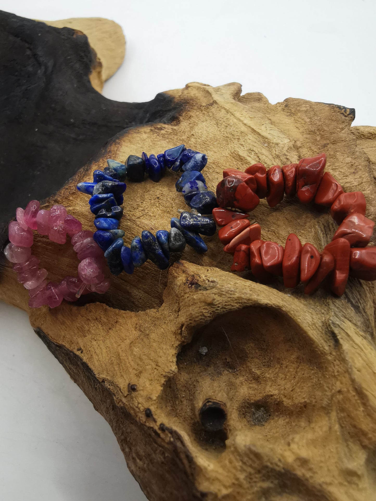 Crystal Chip Stretch Rings