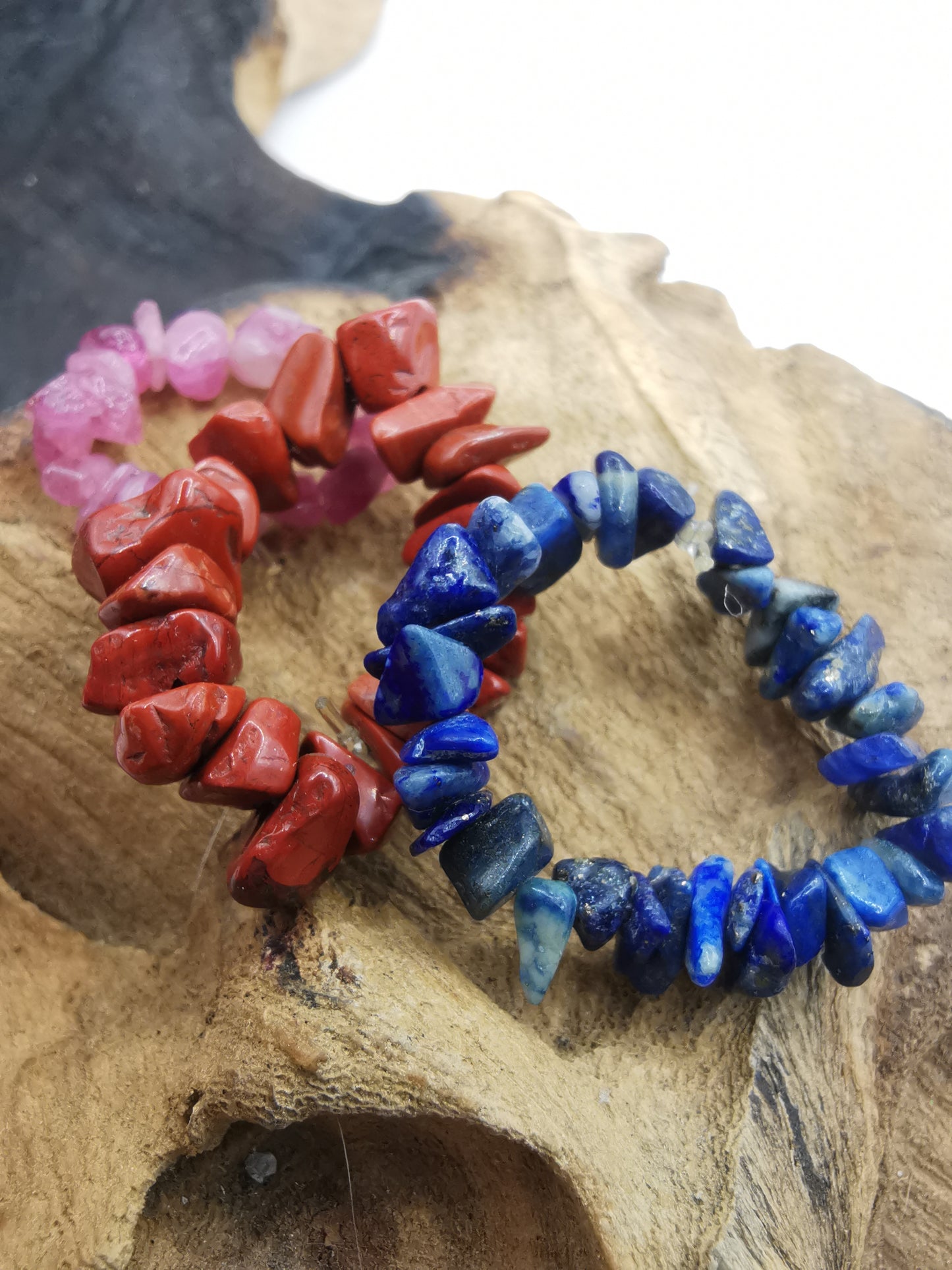 Crystal Chip Stretch Rings