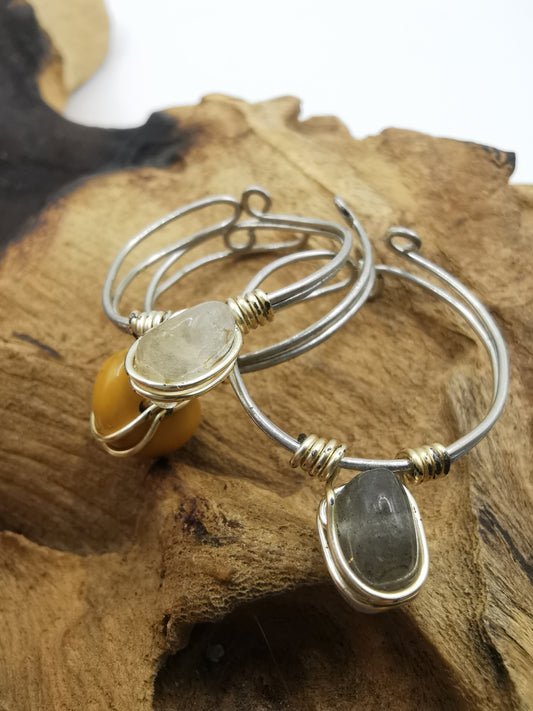 Crystal Chip Rings