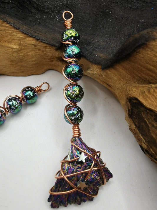 Kyanite Aura Broomstick