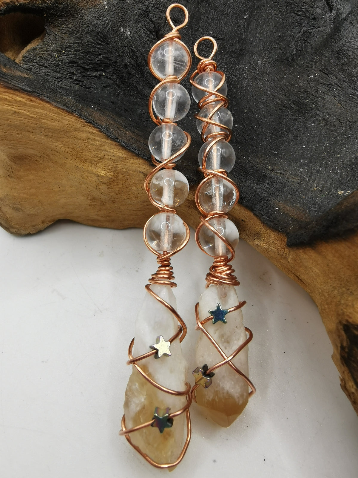 Citrine Crystal Broomstick